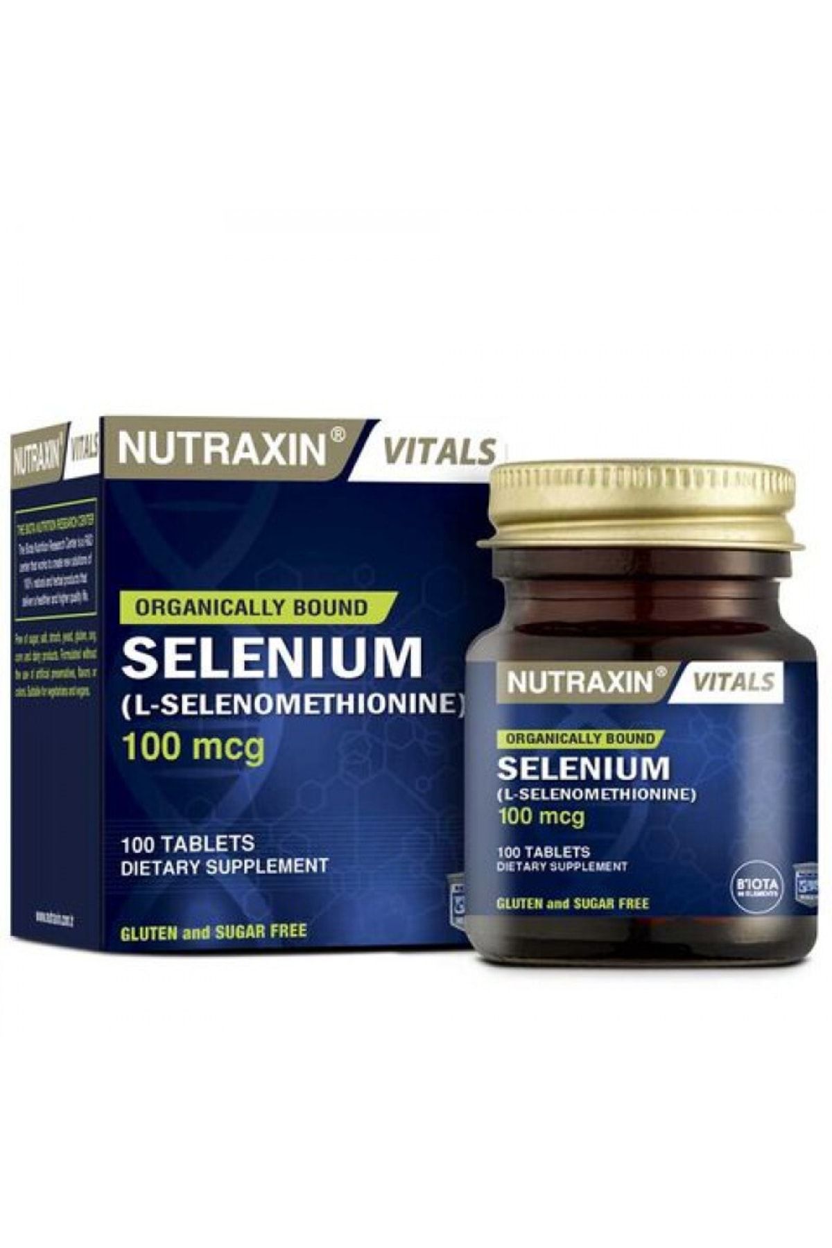 Nutraxin-Selenium 100 Tablets - Dispersed Element 1