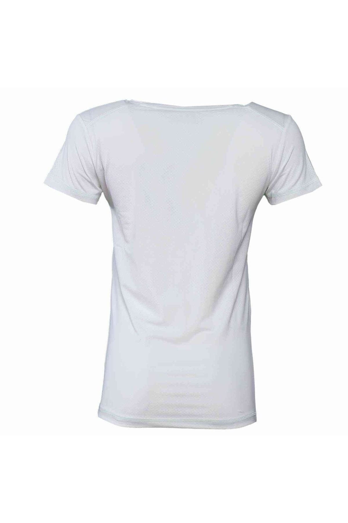 تی شرت سفید زنانه مورگانا آستین کوتاه t shirt hummel