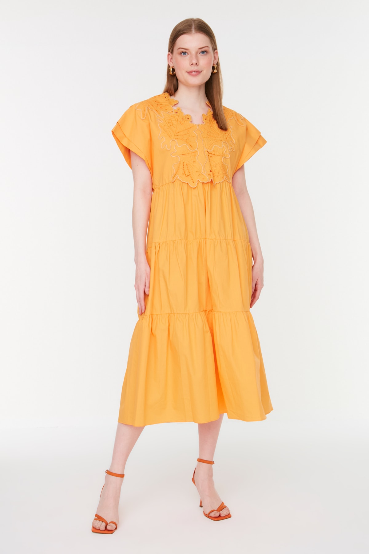 İpekyol Kleid Orange Smock-Kleid Fast ausverkauft