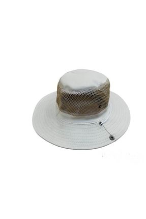 Unisex Fileli Keten Yazlık Katlanabilir Safari Fötr Şapka TYC00427233180