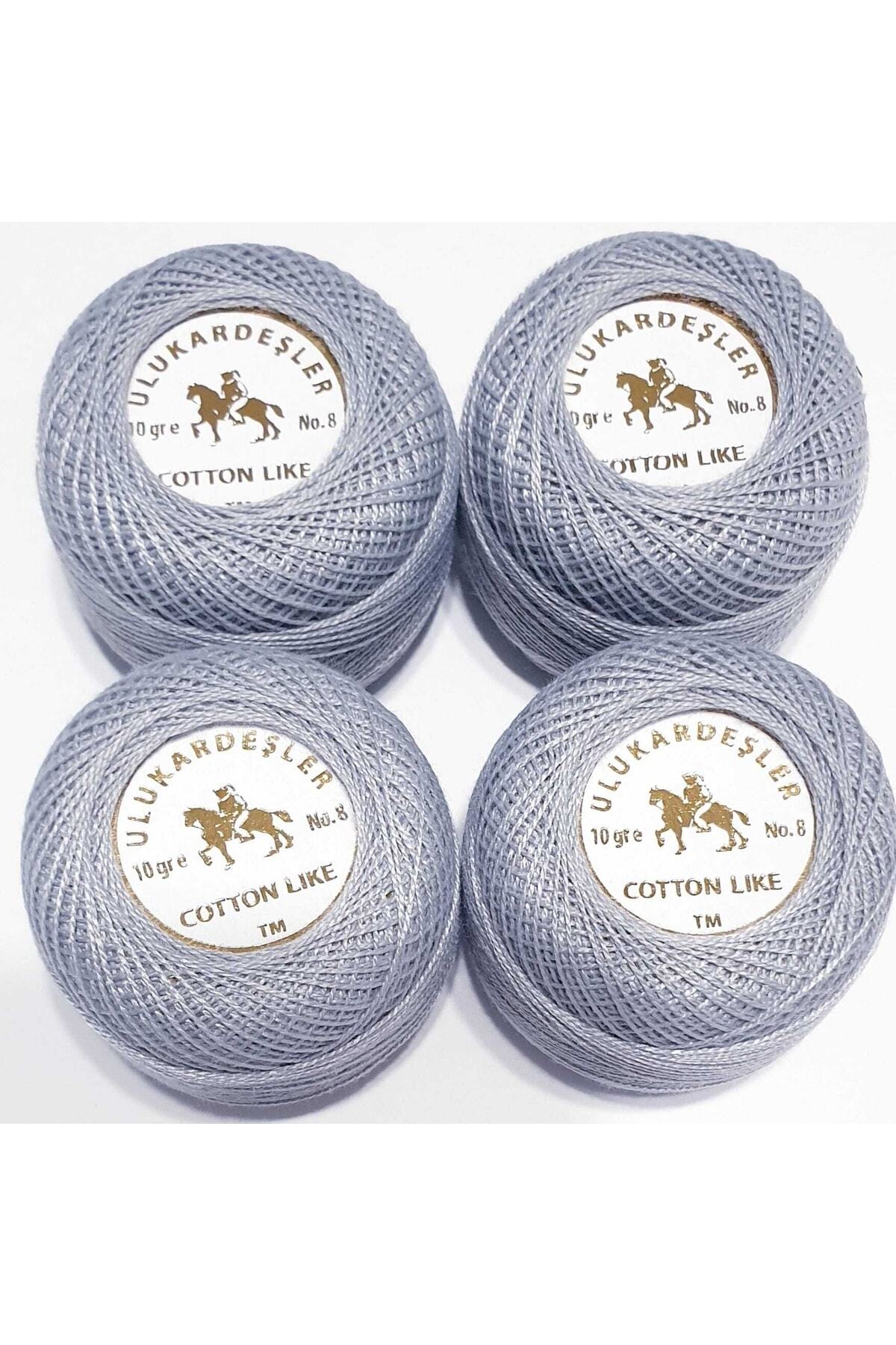 Rengahenk Etamin - Kanaviçe 4'lü Nakış Iplik Seti - Ipekyolu Ulukardeşler Cotton Like (10 GR-NO.8)