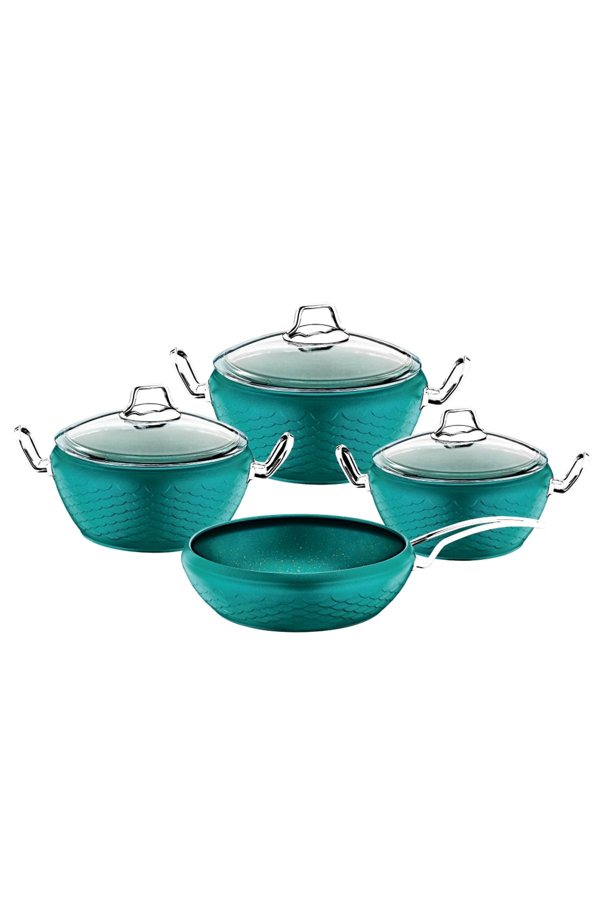 Oms 3058 Mermaid Cookware Set Trendyol