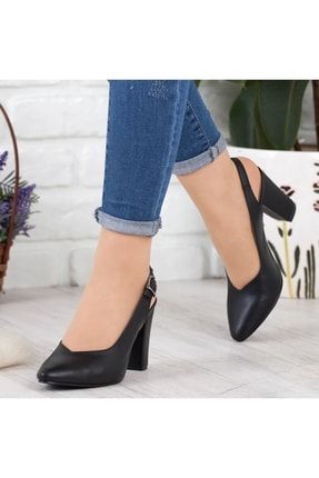 Kadın Siyah Klasik Topuklu Ayakkabı A182YAKT0017
