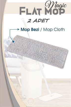 2 Adet Magic Flat (tablet) Mop Yedek Bez yedekbez2