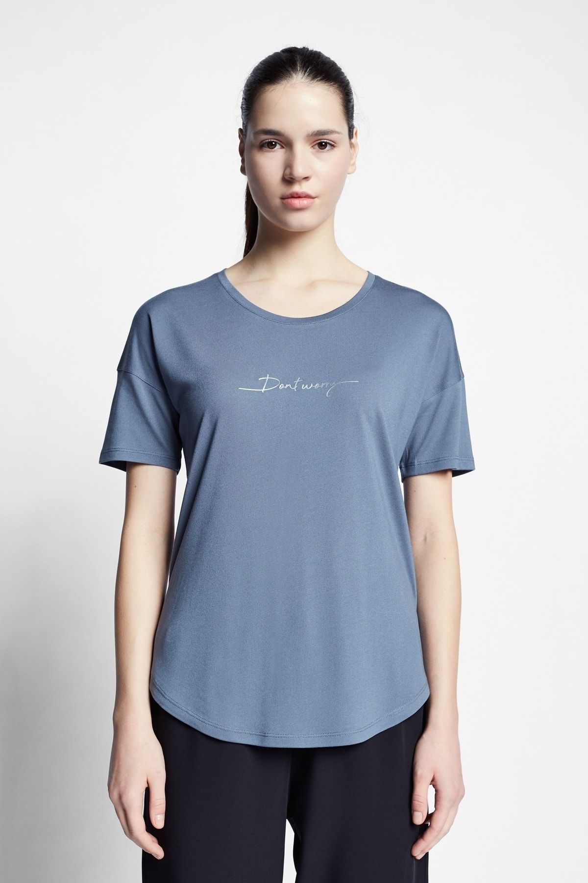 Lescon T-Shirt Blau Regular Fit
