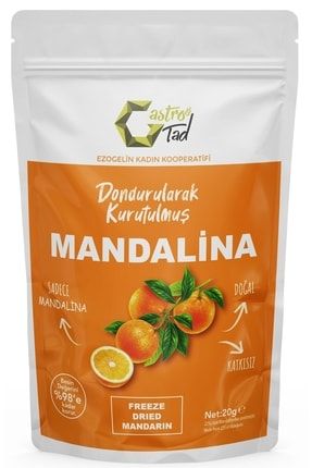 20 gr Freeze Dry Mandalina ( Dondurularak Kurutulmuş Çıtır Mandalina ) 05000