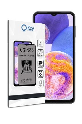 Samsung Galaxy A23 Tam Kaplayan Mat Seramik Nano Esnek Hayalet Ekran Koruyucu KZY_MHAY_SAMA23