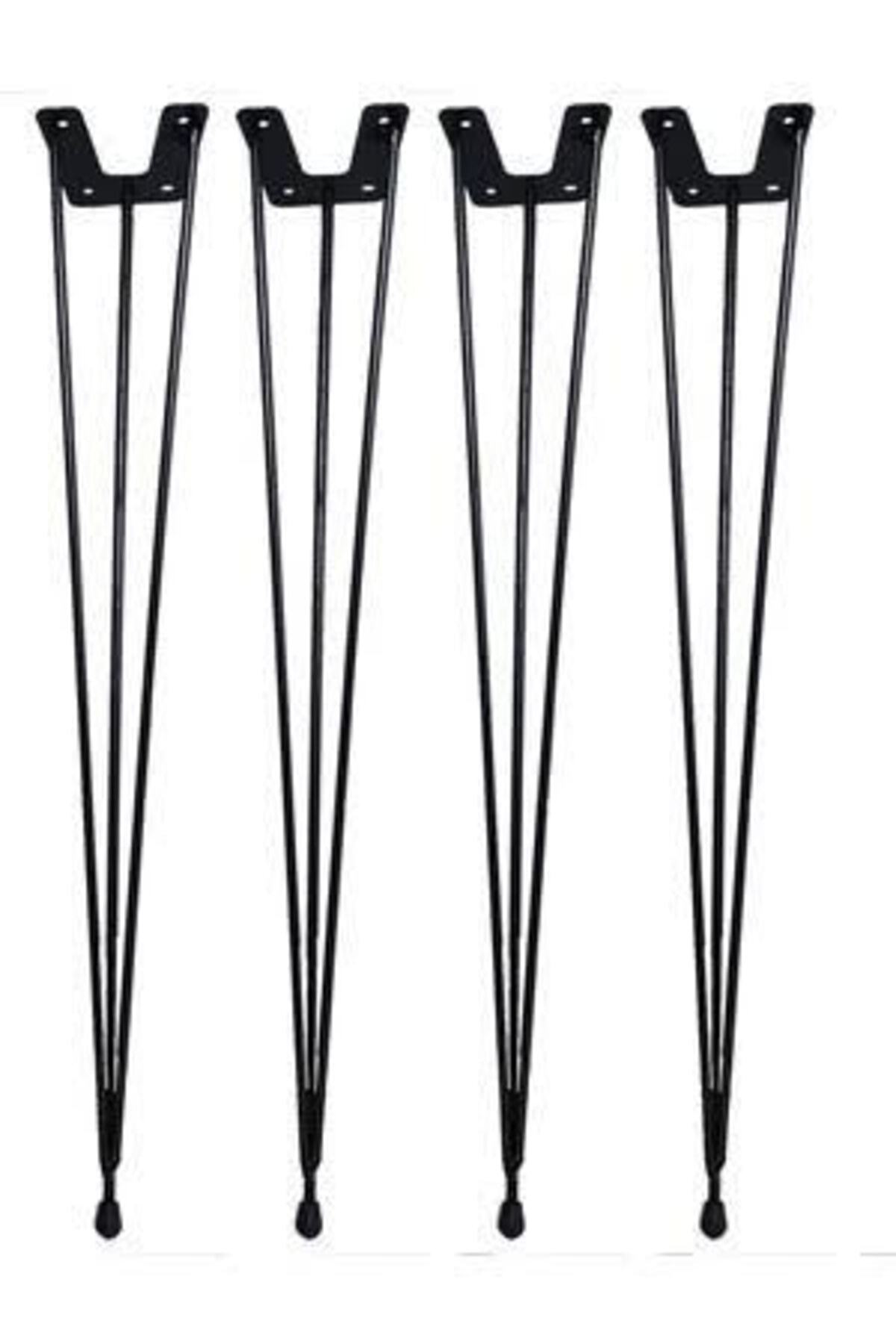 42 Cm ( 4 Pcs ) Metal Wire Feet Hairpin Billet Coffee Table Leg