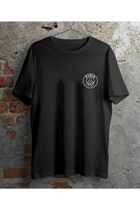 Psg Paris Baskılı Futbol Takım Tasarım Siyah Tişört PSG PARIS TSHIRTT