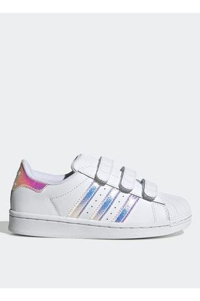 Fv3655 Superstar C Beyaz - Gümüş Kız Çocuk Yürüyüş Ayakkabısı 5002604103