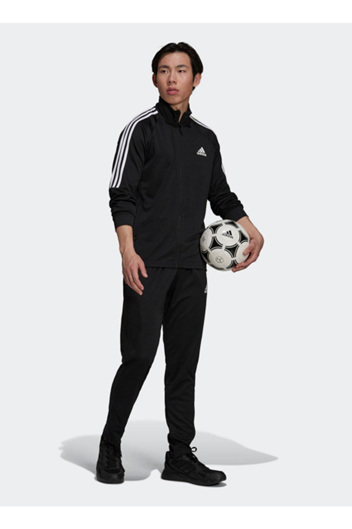 Mens slim fit adidas tracksuit store
