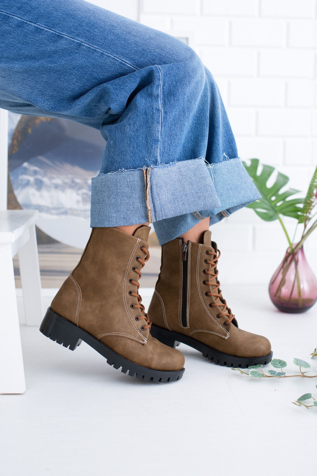 Boots clearance suedine camel
