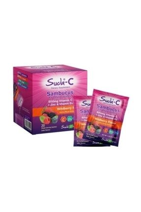Suda-c Vitamin C Sambucus Zinc Çinko D3 20 Şase (miad 05/2022) SCDSMCSCV