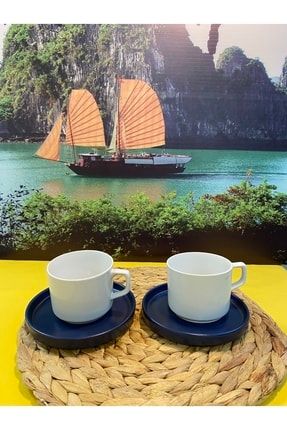 2 Li Çay & Nescafe Fincan Takımı FAYA LACİ