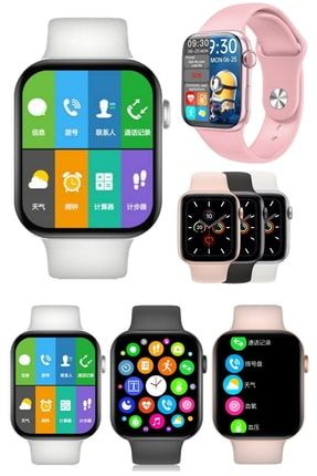 Bluetooth Akıllı Saat Watch X Model Birebir Şık Tasarım Tüm Telefonlara Uyumlu 8.seri Smart Watch Tr blu3q