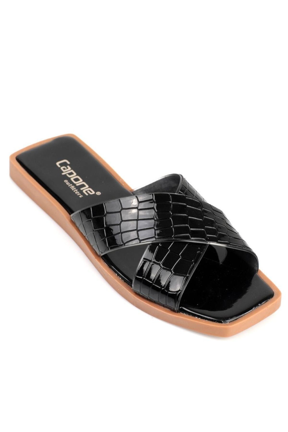 Capone Outfitters Pantolette Schwarz Flacher Absatz Fast ausverkauft