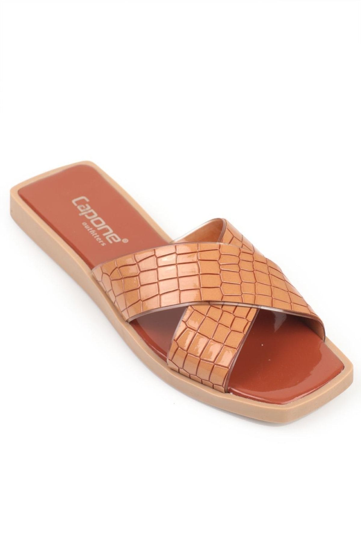 Capone Outfitters Pantolette Dunkelblau Flacher Absatz Fast ausverkauft