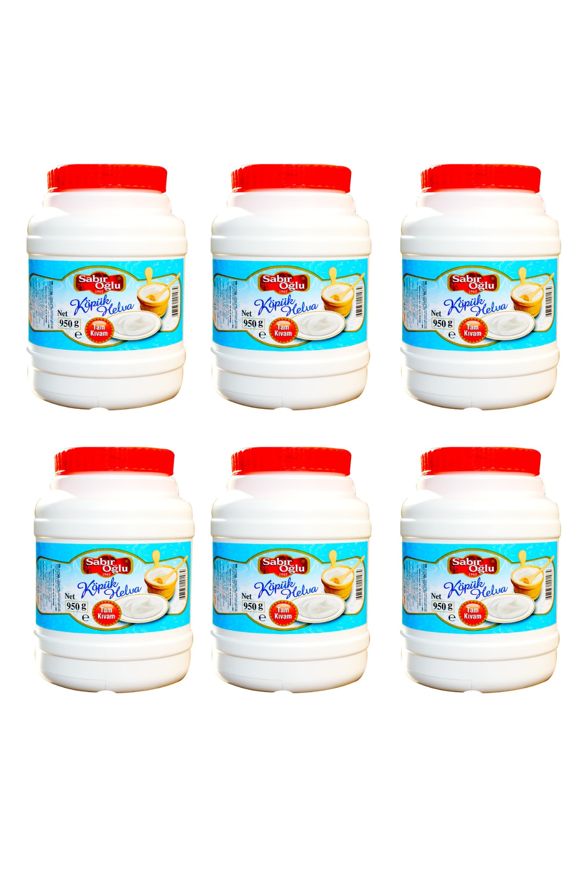 SABIROĞLU Katkısız Köpük Helva - 950 gr (6 Adet)