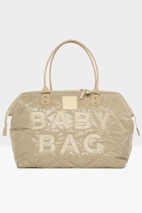 Vizon Baby Bag Nakışlı Puf Şişme Anne Bebek Bakım Çanta M000006904
