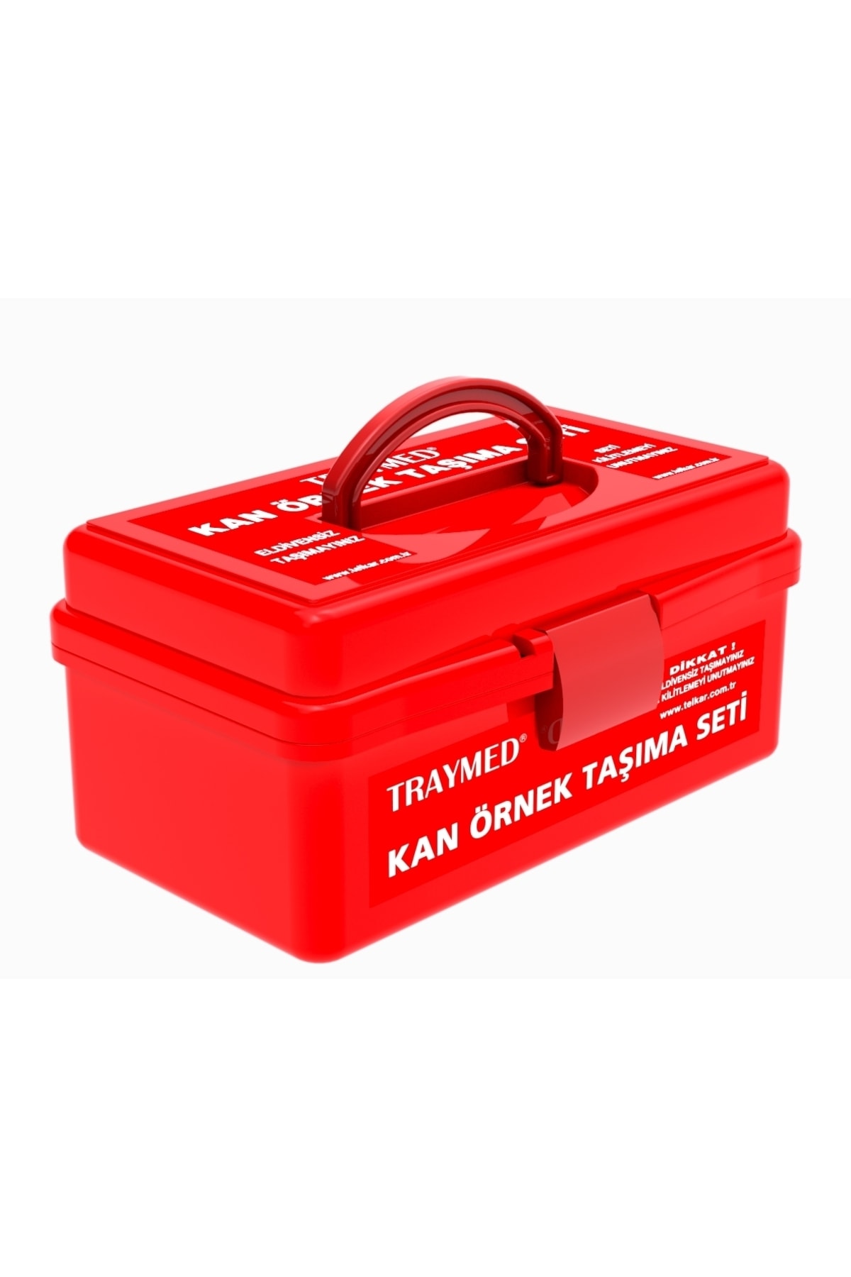 TELKAR Kan Örnek Taşıma Seti Kırmızı (küçük)