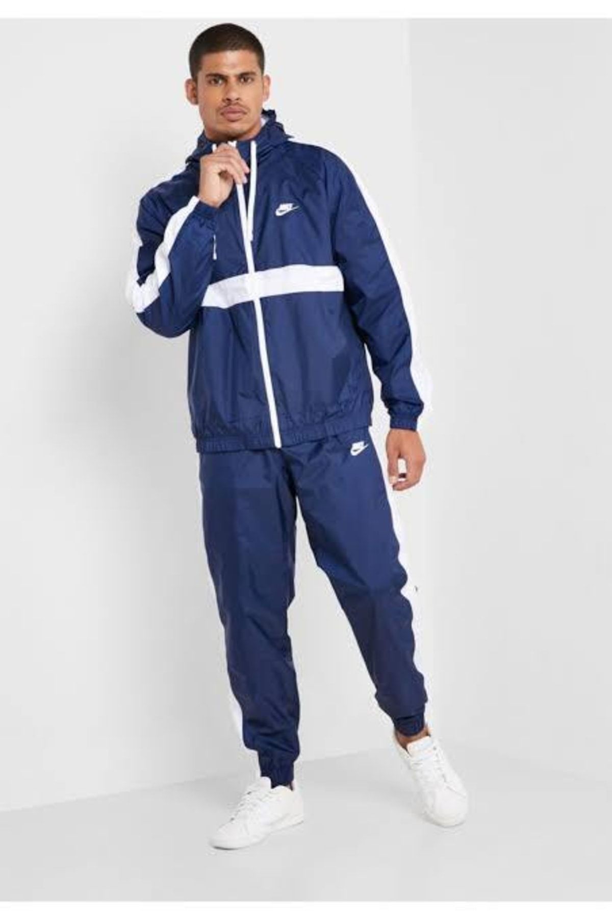 Nike hooded woven tracksuit top
