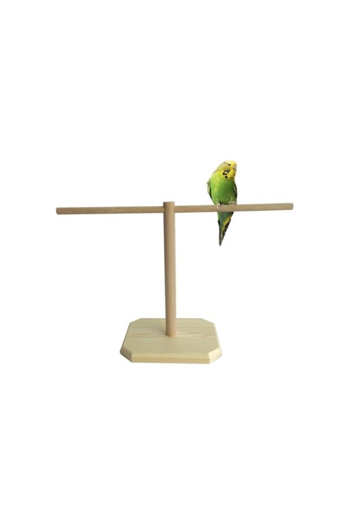 Genel Markalar Ahşap Muhabbet Kuşu Tüneği T Tünek 25 X 40 Cm