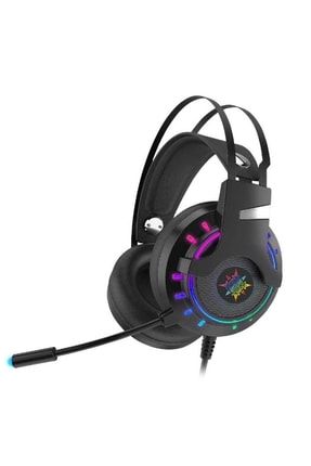 Kulaklık Oyuncu Kablolu Mikrofonlu 3.5 Mm Rgb Tasarım Igk-x10 Siyah mornw_58760