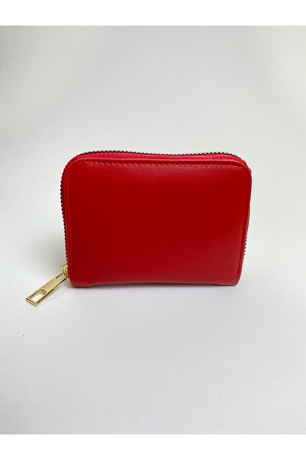 ALTUDA-Women's Zippered Mini Wallet Red 2