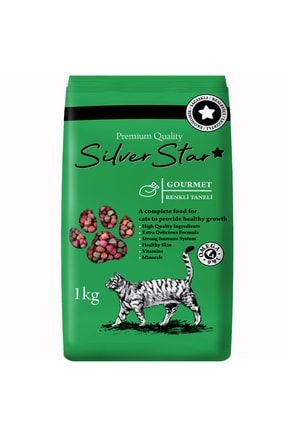 Silverstar Gourmet Renkli Taneli Yetişkin Kedi Maması 1 kg SSTAR-08