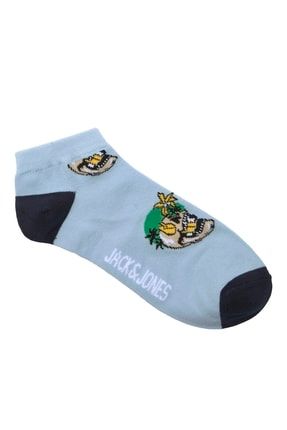 Jack Jones Ryder Skull Short Sock Erkek Mavi Çorap 12210510-07