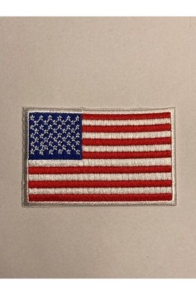 Amerika Bayrağı Usa Flag Patch,peç,arma Ve Kot Yaması (7x4,7 Cm.) USA-333