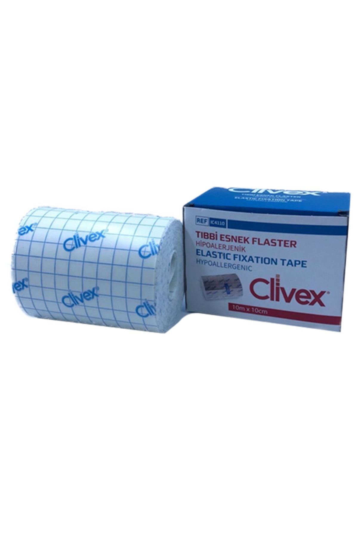 CLİVEX Hipoalerjenik Tıbbi Esnek Flaster 10x 10 cm 4 Adet