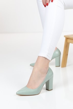 Kadın Su Yeşili Topuklu Ayakkabı 11490E8