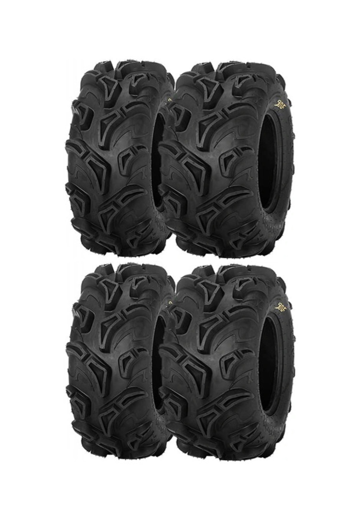 Sunf Set 27x9-14 Ve 27x11-14 A048 Warrior Atv-utv Lastik Takımı Ön-arka