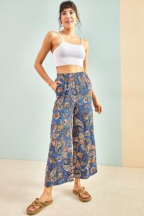Kadın Beli Lastikli Multi Desenli Pantolon 30961001