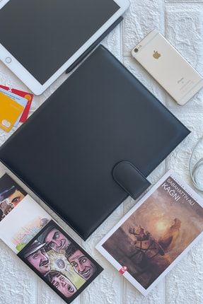 Siyah 11 Inç Tablet Kılıfı Organizer Ve El Çantası Suni Deri GO22TABLETEL