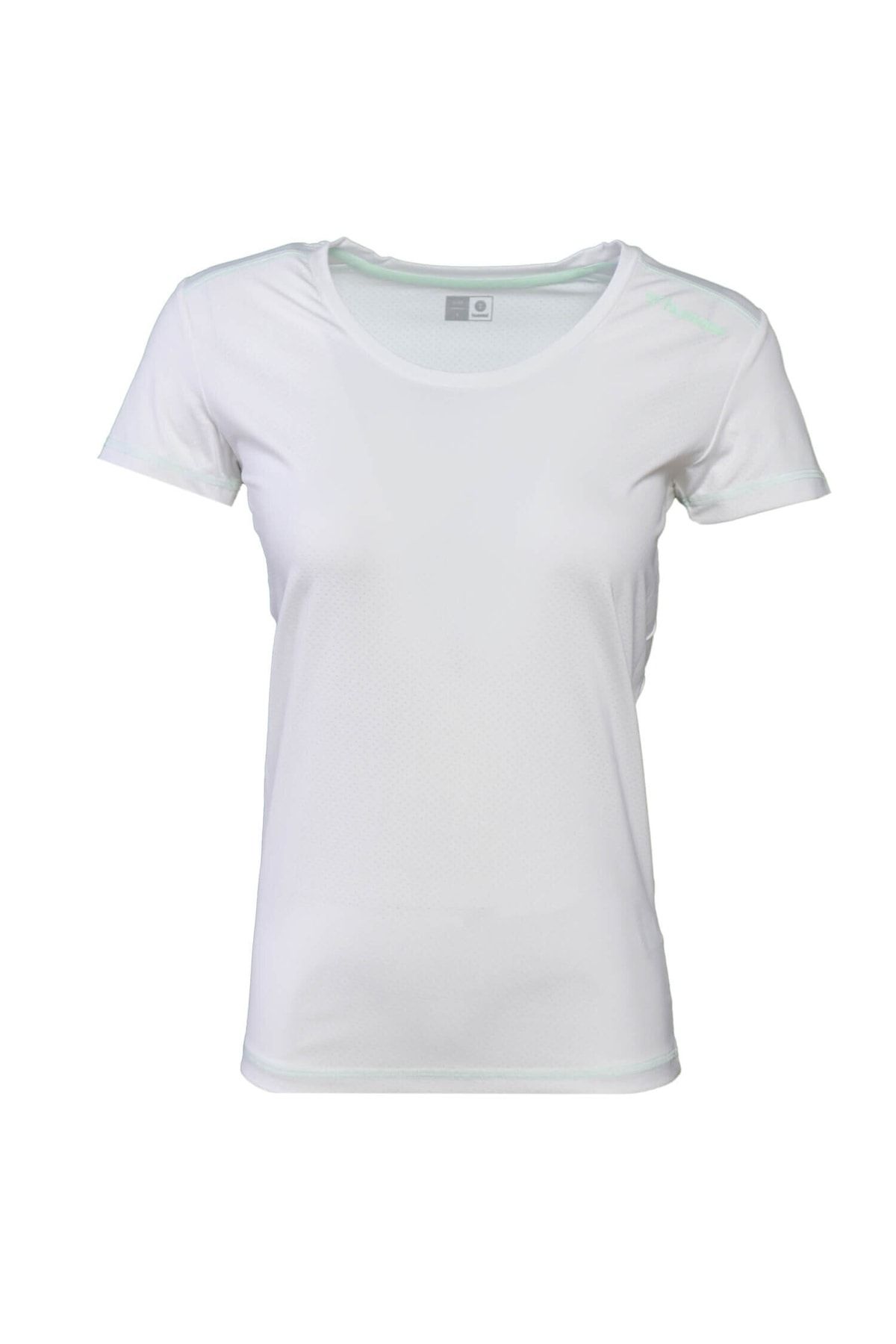 تی شرت سفید زنانه مورگانا آستین کوتاه t shirt hummel
