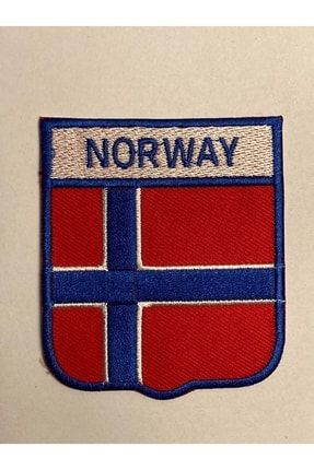 Norveç Bayrağı -norway Flag Patch-peç,arma Ve Kot Yaması (6x7cm) NRW335
