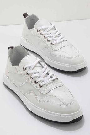 Beyaz Leather Erkek Casual Ayakkabı E018101973