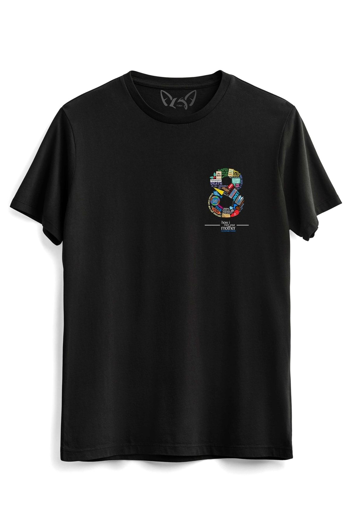 Alfa Tshirt Πώς Γνώρισα Τη Μητέρα Σου Εικονογραφημένο Παιδικό Μαύρο Μπλουζάκι für Adult Unisex - 11–12 years