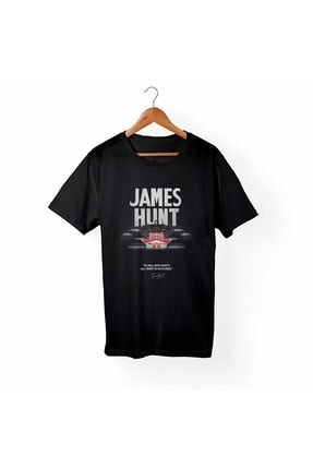James Hunt Formula F1 Siyah Tişört 2589