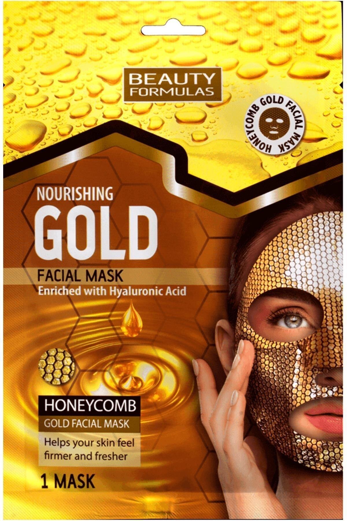 BEAUTY FORMULAS Gold Balpeteği Maske1 Adet