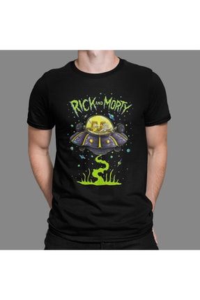 Rick And Morty Tshirt Bisiklet Yaka TSANİMRM16