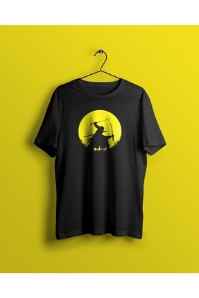 Unisex Siyah One Piece Zoro Baskılı T-shirt SYHYCHYSEZO4001155