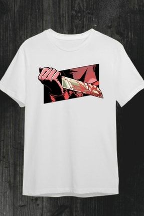 Murder Unisex Baskılı T-shirt 7017