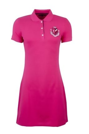 Kadın Elbise Colorblocked Polo Logo Dress Slım Fit w11225237w