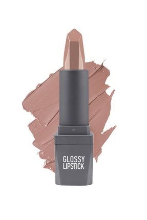 Glossy Lipstick Nemlendiricili Parlak Ruj 302 Nude AAGLS01