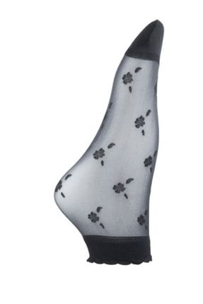 Kadın Desenli 20 Den Patik Çorabı - Çiçek 2 - Sd-20-r SD-20-R4