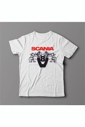 Scania V8 Graphic Baskılı Tişört S13