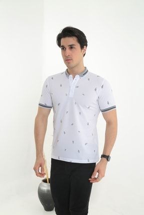 Erkek Slimfit Modelli Polo Yaka Tişört-t-shirt 52896PYT52E